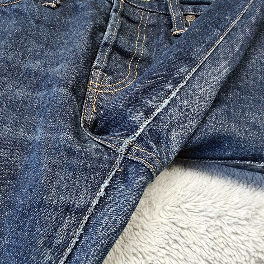 Tellason Dark Blue Straight Men Jeans - Picture 5 of 14